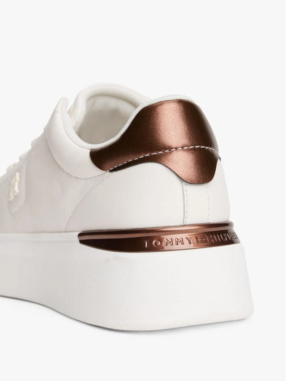 TOMMY HILFIGER CHIC PLATAFORMA SNEAKERS GOLD